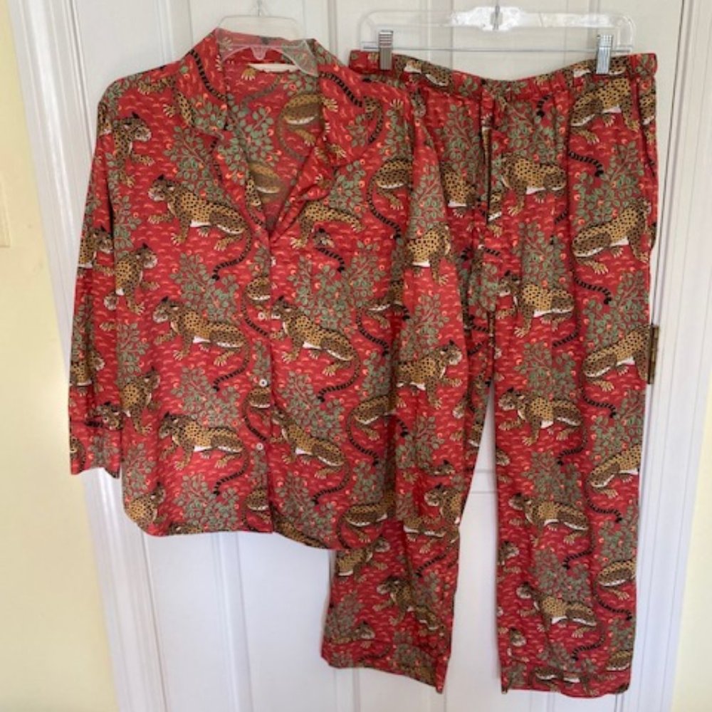 Printfresh Bagheera Scarlet - Long Sleep Set - size L - EUC